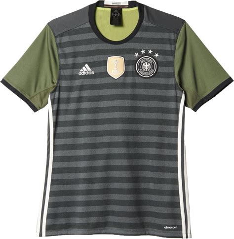 adidas herren auswärtstrikot uefa euro 2016|Adidas DFB Auswärtstrikot EM2016 grau weiß Grün Herren.